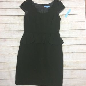 Antonio M military peplum dress. Stretch